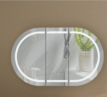 Mystic Oval LED Shaving Cabinet 1200mmx750mm