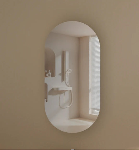 Oval Shaving Cabinet 450mmx900mm