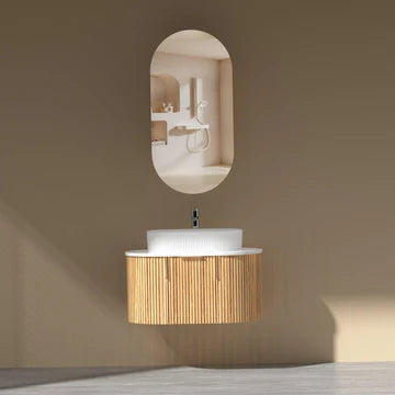 Carysil 900mm Fluted Wall Hung Vanity