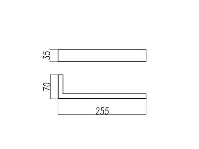 Ivano Series Square Towel Ring