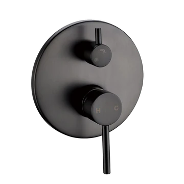 Round Lucid Pin Shower Diverter