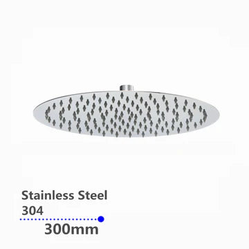 Super Slim Round Shower Head 300mm