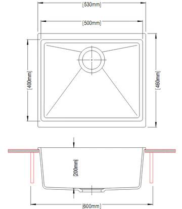 530 Carysil Enigma 100S Granite Kitchen Sink