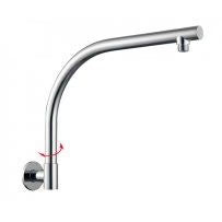 Round Swivel Shower Arm