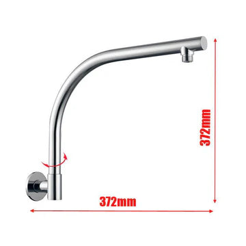 Round Swivel Shower Arm