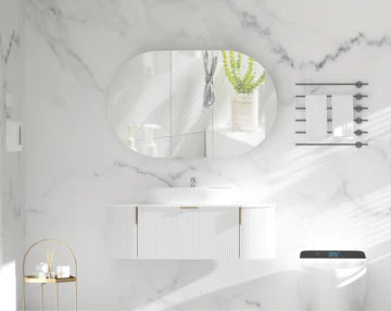 Mystic Oval Shaving Cabinet 1200mmx750mm