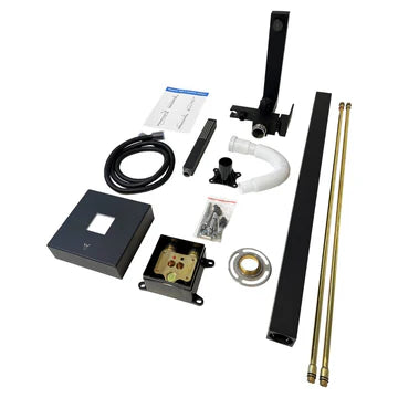 Square Bath/Hand-Held Shower Mixer