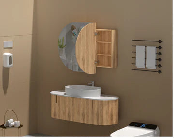 Mystic Oval Shaving Cabinet 1200mmx750mm