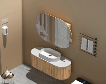 Mystic Oval Shaving Cabinet 1200mmx750mm