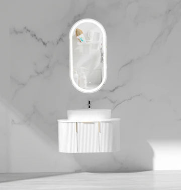 Carysil 750mm Fluted Wall Hung Vanity