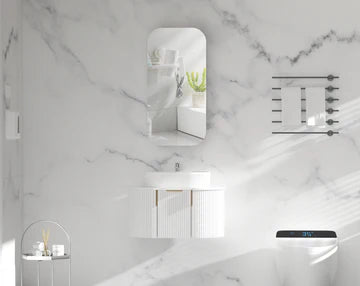 Earls Squircle Shaving Cabinet 450mmx900mm