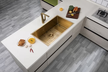 762 Rectangle Hand-Made Kitchen Sink