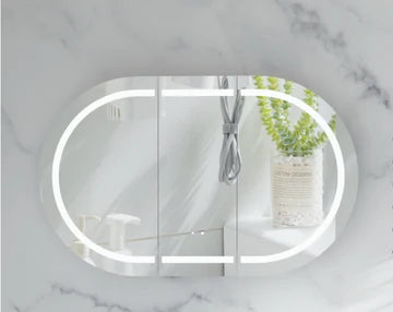 Mystic Oval LED Shaving Cabinet 1200mmx750mm