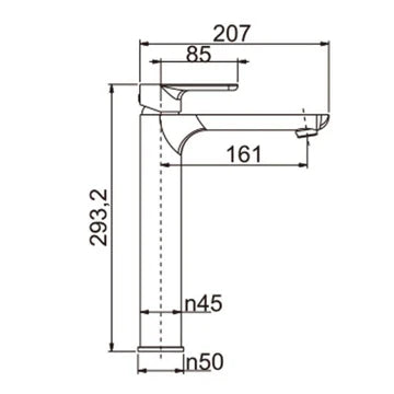 VOG Series Tall Basin Mixer