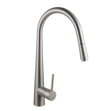 Round Vintage Pull Out Kitchen Sink Mixer Tap