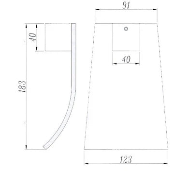 Cascade Series Waterfall Bathtub Basin Wall Spout