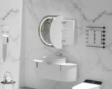 Mystic Oval LED Shaving Cabinet 1200mmx750mm