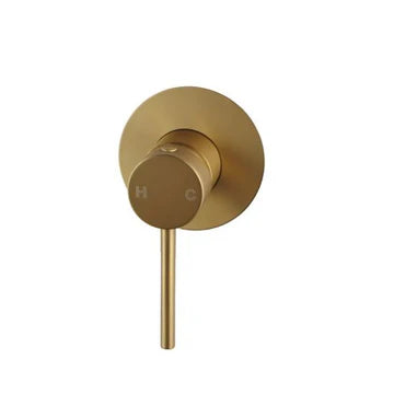 Lucid Pin Series Round Shower Bath Wall Mixer 80mm