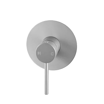 Lucid Pin Series Round Shower Bath Wall Mixer 80mm