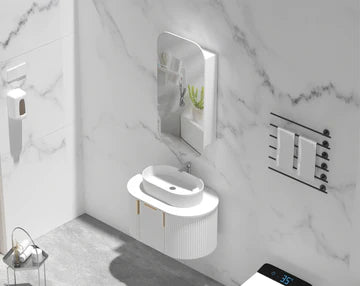 Earls Squircle Shaving Cabinet 450mmx900mm