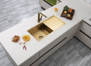 960 Square Hand-Made Kitchen Sink