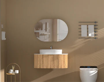 Mystic Oval Shaving Cabinet 900mmx600mm