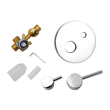 Round Lucid Pin Shower Diverter