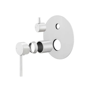 Round Lucid Pin Shower Diverter