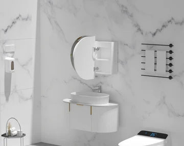 Mystic Oval LED Shaving Cabinet 900mmx600mm