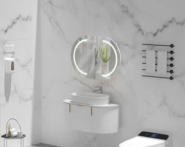 Mystic Oval LED Shaving Cabinet 900mmx600mm
