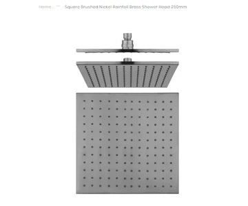 Square Shower Head 250mm