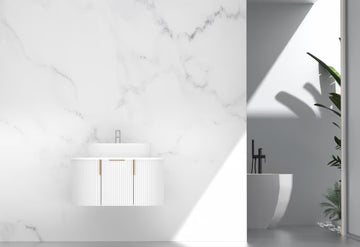 Carysil 750mm Fluted Wall Hung Vanity