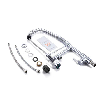 Spring Double Spout Kitchen Sink Mixer Tap