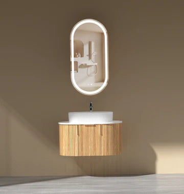 Carysil 750mm Fluted Wall Hung Vanity