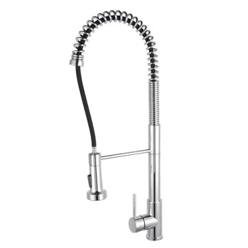 Tall Spring Pull Out Kitchen Sink Mixer Tap