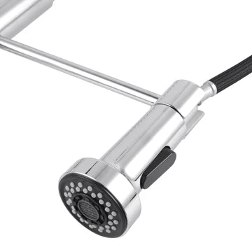 Tall Spring Pull Out Kitchen Sink Mixer Tap