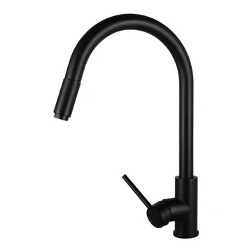 Round Pull Out Kitchen Sink Mixer Tap