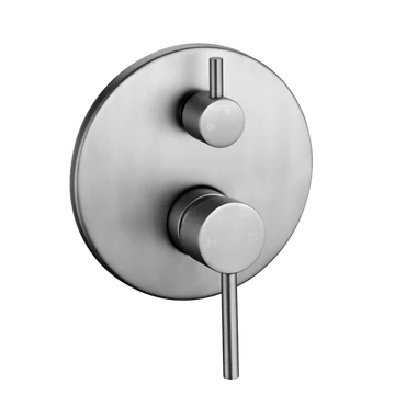 Round Lucid Pin Shower Diverter