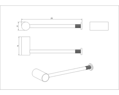 Caddence Series Towel Ring