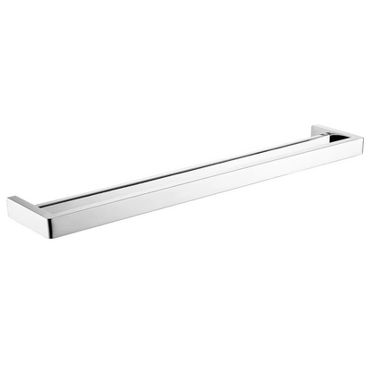 Ivano Series Square Brushed Double Towel Rail 800mm