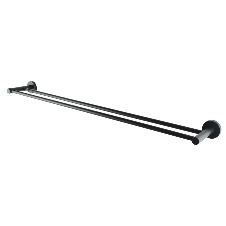 Lucid Pin Round Double Towel Rack Rail 800mm