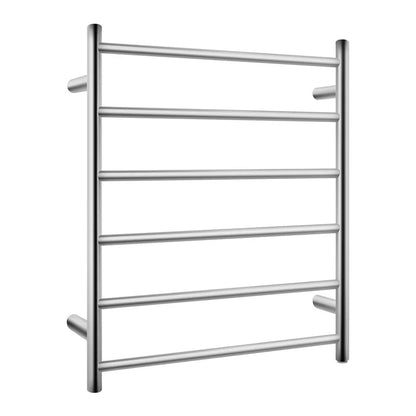 Round Electric Heated Towel Rail 6 Bars