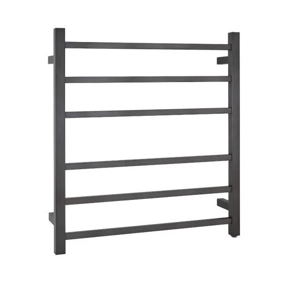 Square Electric Heated Towel Rail 6 Bars