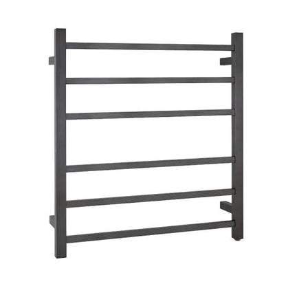 Square Electric Heated Towel Rail 6 Bars