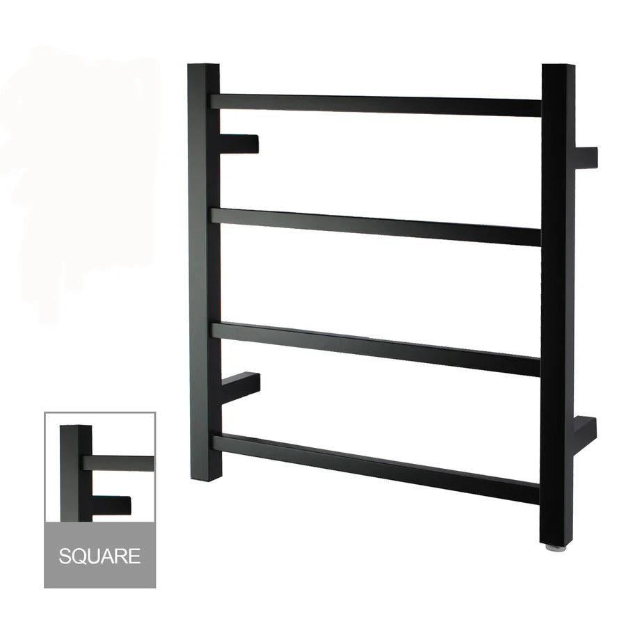 Square Series Electric Heated Towel Rails 4 Bars