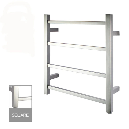 Square Series Electric Heated Towel Rails 4 Bars